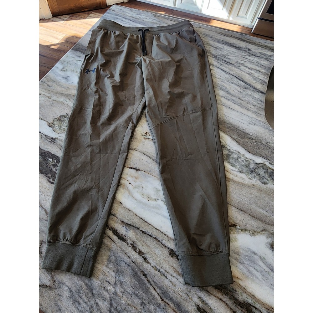 Under Armour Mens XL Marine Green Sportstyle Elite Jogger Pants Active Tapered